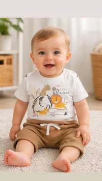 Little Jungle Friends - طقم ملابس أطفال