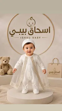طقم ملابس أطفال رسمي - اسحاق بيبي (Ishaq Baby)