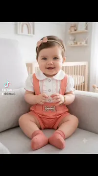 طقم ملابس أطفال صيفي - سالوبيت مع بلوزة