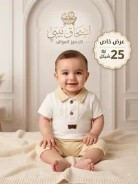 طقم ملابس أطفال - إسحاق بيبي