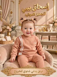 طقم بناتي شتوي للخروج