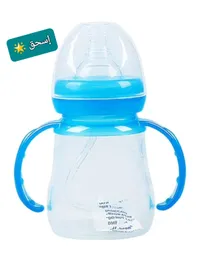رضاعة أطفال بمقابض زرقاء