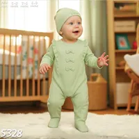 بدلة أطفال بتصميم كلاسيكي - لون أخضر فاتح