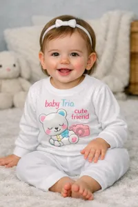 طقم ملابس أطفال - بيبي تريو (baby Trio)