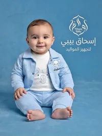 طقم ملابس مواليد - إسحاق بيبي (Ishaaq Baby)