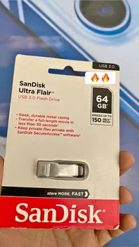 فلاشة ألترا فلير 64 جيجابايت - سانديسك (SanDisk)