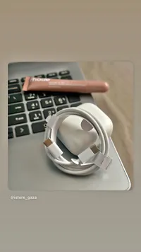 كابل شحن USB-C إلى USB-C - آي ستور غزة (iStore Gaza)