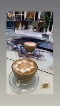 مجموعة مشاريب القهوة والكابتشينو