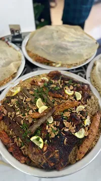 سدر مشاوي مشكل مع الأرز