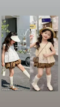 طقم ملابس صيفي للبنات - زينشي كيدز (Xinxiy Kids)