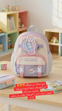 حقيبة مدرسية بتصميم أرنب (Interesting)