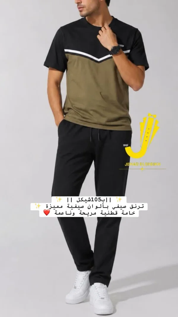 ترنق صيفي رجالي - جهاد الشيخ (Jehad El Sheikh) - ملابس رجالية - سوق غزة