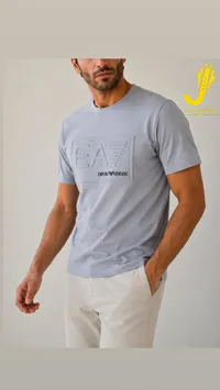 تيشيرت رجالي بياقة دائرية - إمبوريو أرماني (Emporio Armani)
