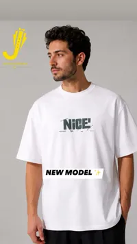 تي شيرت بطبعة NICE! - J.O.D.E (J.O.D.E)