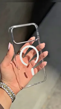 جراب حماية شفاف يدعم الشحن المغناطيسي (MagSafe)