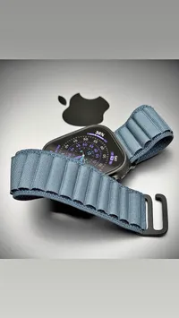 سوار أوشن لساعة أبل ألترا - لون أزرق (Apple)