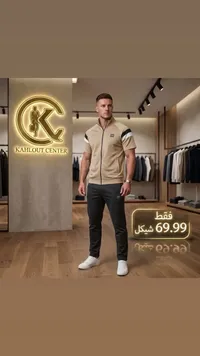 طقم رياضي رجالي - كحلول سنتر (Kahlout Center)
