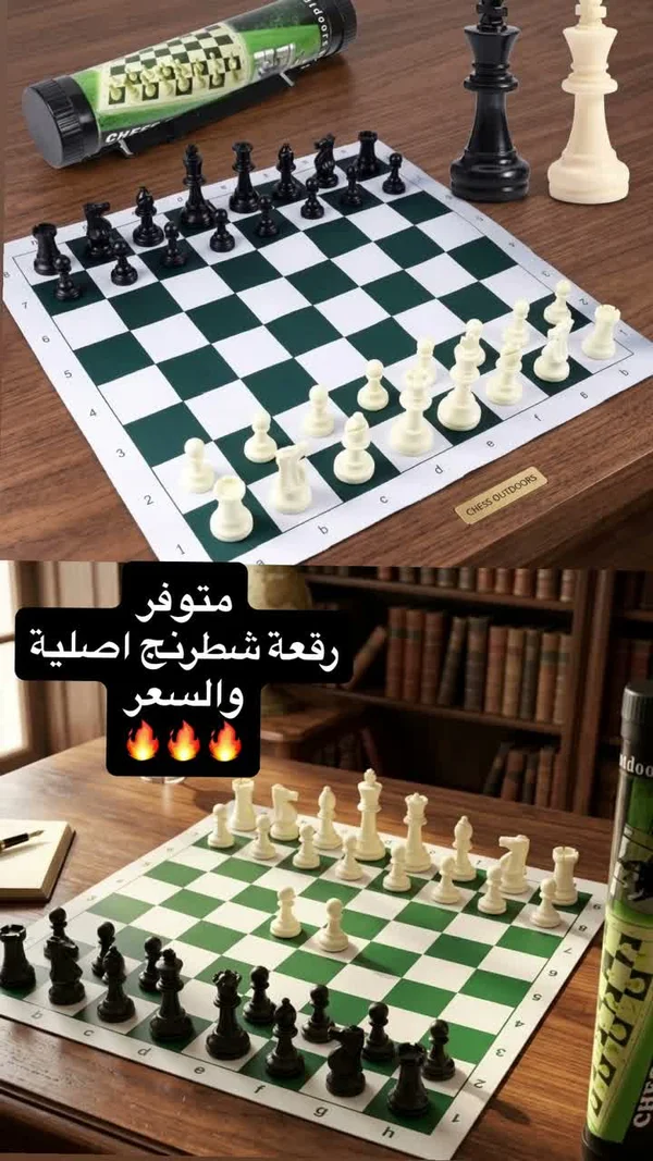 طقم رقعة شطرنج احترافية - تشيس أوتدورز (Chess Outdoors) - لياقة ورياضة - سوق غزة