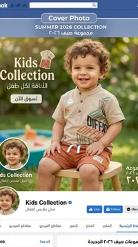 طقم ملابس صيفي للأطفال - كيدز كولكشن (Kids Collection)