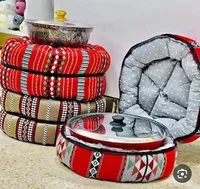 حافظة طعام قماشية تراثية مع غطاء حراري