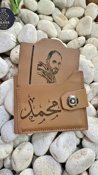 محفظة رجالية جلدية مخصصة - سيلفر كينج (Silver King)
