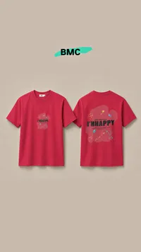 تيشيرت I'M HAPPY - BMC