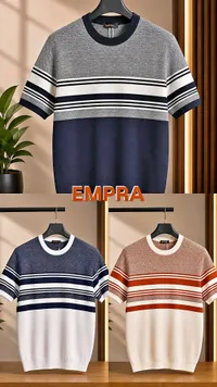 تيشيرت رجالي مخطط - إمبرا (EMPRA)