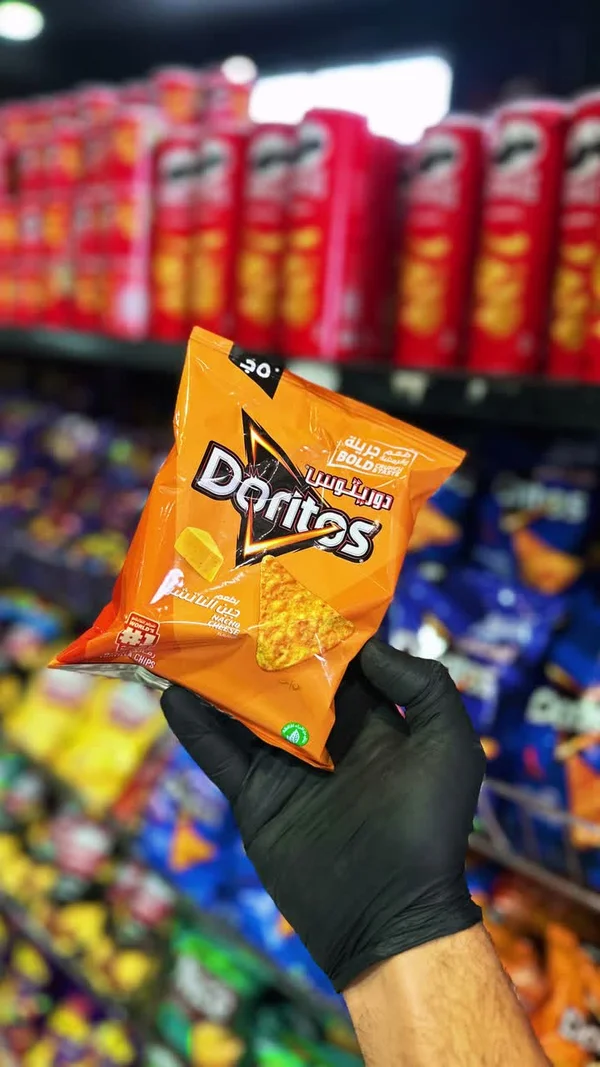 رقائق ذرة بنكهة جبنة الناتشو - دوريتوس (Doritos) - مواد غذائية وبقالة - سوق غزة
