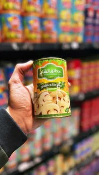 فطر طازج مقطع - حدائق الشام