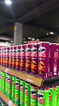 شيبس برينجلز بنكهة الباربيكيو (Pringles)
