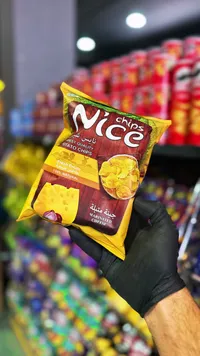 بطاطس شيبس بنكهة الجبنة المتبلة - نايس (Nice)
