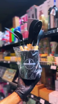طقم أدوات مطبخ سيليكون مع حامل - كيتشن آند داينينج (Kitchen & Dining)