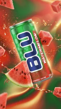 مشروب طاقة بنكهة البطيخ - بلو (Blu)