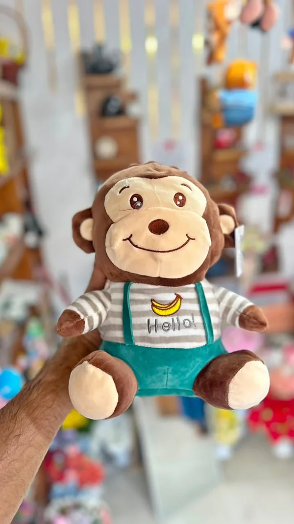 دمية قرد مرحة - Hello - هدايا ومتنوع - سوق غزة