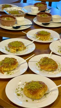كنافة بالفستق الحلبي