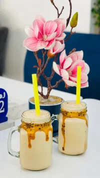 ميلك شيك بصوص الباشن فروت