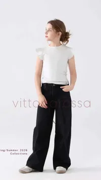 طقم ملابس صيفي للبنات - فيتا روسا (Vittarossa)