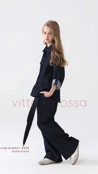 طقم جينز بناتي عصري - فيتوريا روسا (Vittoria Rossa)