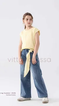 طقم ملابس صيفي للبنات - فيتوريا روسا (Vittoria Rossa)