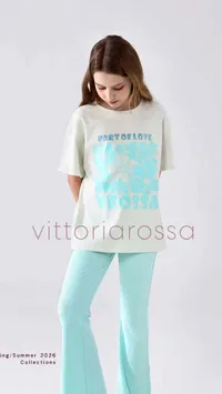 طقم ملابس صيفي للأطفال - فيتوريا روسا (Vittoria Rossa)