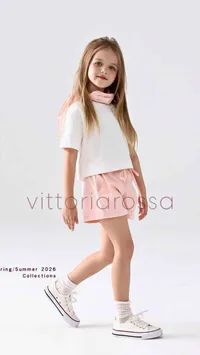 طقم صيفي بناتي - فيتوريا روسا (Vittoria Rossa)