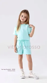 طقم ملابس أطفال - فيتوريو روسا (Vittoriarossa)