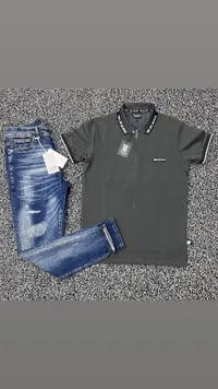طقم ملابس رجالي صيفي - دبليو جينز (WJeans)