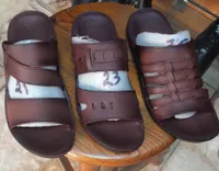 صندل رجالي جلد طبيعي - سوق غزة