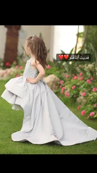 فستان سهرة فاخر للأطفال
