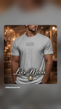 تيشيرت رجالي كاجوال - لايك مون (Like Moon)
