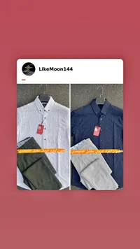 طقم قميص وبنطال رجالي - لايك مون (LikeMoon)