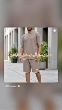 طقم ملابس رجالي صيفي