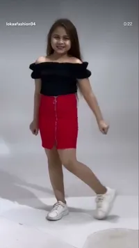 طقم ملابس بناتي عصري - لوكا فاشن (Loka Fashion)