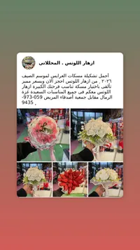 تشكيلة مسكات العرايس - أزهار اللوس المجللة